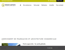 Tablet Screenshot of boissonpartners.com
